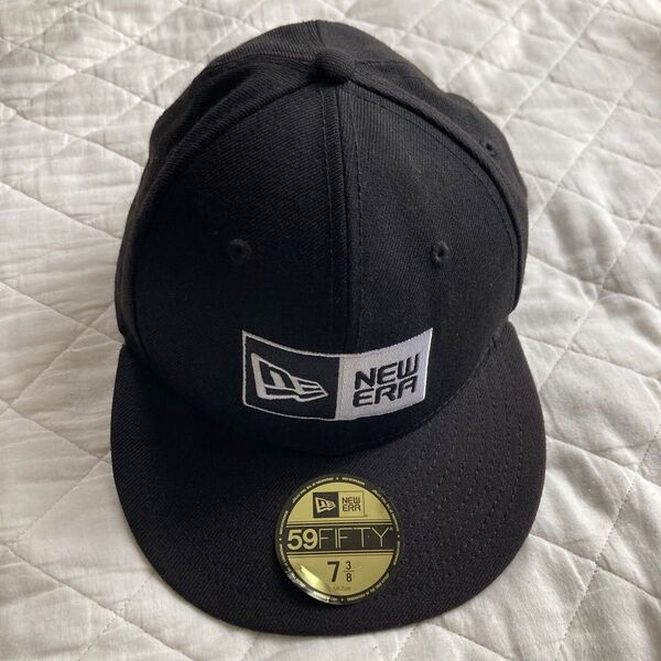ニューエラ 59fifty NEWERA 反転ロゴ レア 美品 7 3/8 帽子