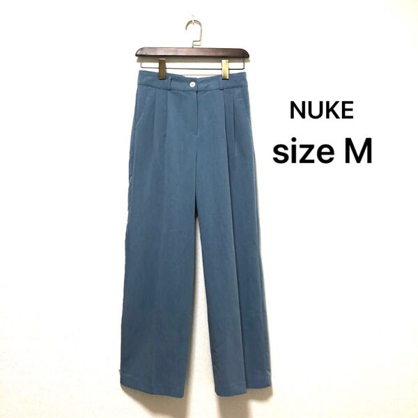 DHOLIC NUKE ストレートパンツ M 韓国製 センタープレス 夏 スラックス M