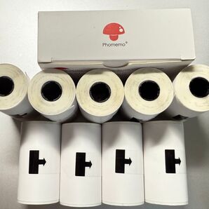 ☆新品未使用 購入日即日発送! phomemo 3.5m 53mm 感熱式粘着紙 3セット 9個入り