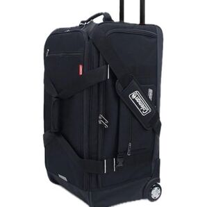 Coleman キャリーバッグ 旅行カバン ブラック 70L ショルダーベルト、雨よけカバー、サコッシュ付き