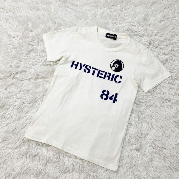 レア HYSTERIC GLAMOUR ヒステリックグラマー 半袖 Tシャツ ガールワッペン 白 ティーシャツ ホワイト 初期