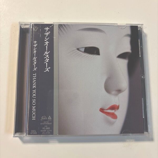 通常盤 サザンオールスターズ CD/THANK YOU SO MUCH 25/3/19発売 【オリコン加盟店】