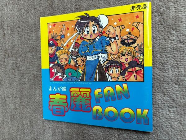 春麗ファンブック 非売品 カタログ 冊子 カプコンストリートファイター2 ストⅡ NEC