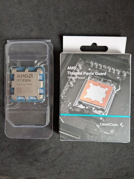◆未使用品◆ AMD Ryzen 7 9700X Socket AM5 (バルク品)+Deepcool 銅製 グリスガード