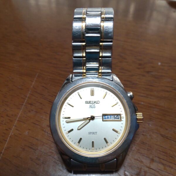 ジャンク SEIKO AGS SPIRIT 5M23-7A60 ヴィンテージ
