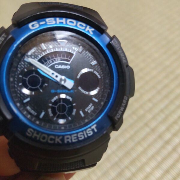 G-SHOCK G-ショック 黒/青 デジタル腕時計