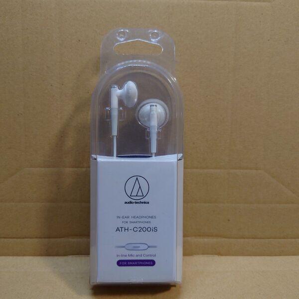 audio-technica スマートフォン用インナーイヤーヘッドホン ATH-C200iS ホワイト