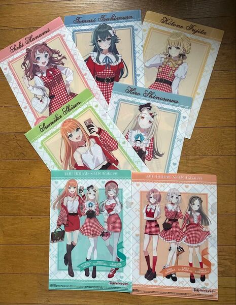 学園アイドルマスター クリアファイル 7種 ローソン