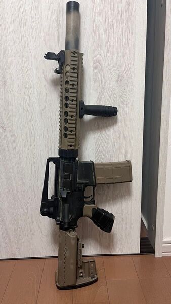 【塗装済】M4A1 SR16 電動ガン メーカー不明 動作未確認