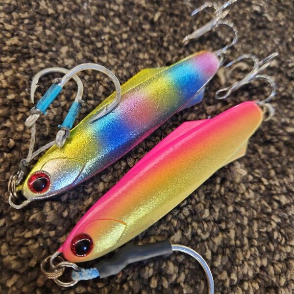 【美品】シリテンジグ30g×2 フック付セット
