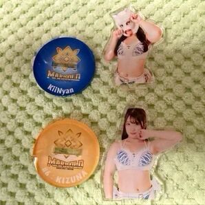 女子プロレス マリーゴールド MARIGOLD ランダムアクリルスタンド3 田中きずな /スターダム サイン ポートレート カード