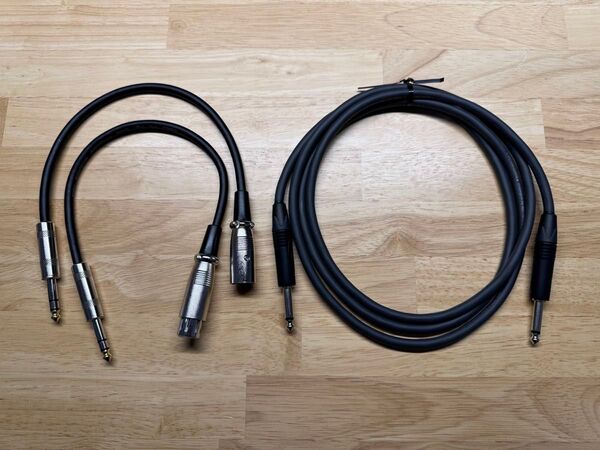 OYAIDE INNOVATOR TRS + XLRケーブル x2 セット