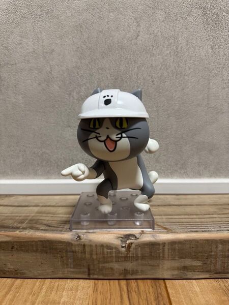 ねんどろいど 仕事猫 美品 + 顔ぬいぐるみ2個 セット