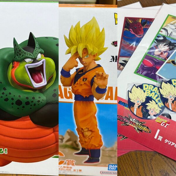 ドラゴンボールZ ラストワン賞 セル(爆発時) C賞超サイヤ人孫悟空 下位賞おまけ付き
