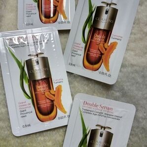 【 CLARINS クラランス 】ダブルセーラム ADC (美容液) 0.9ml × 4包 試供品 ハリツヤ美肌へ 黄金比美容液