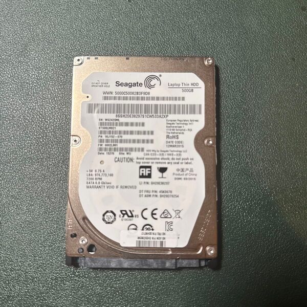 Seagate SATA HDD 500GB