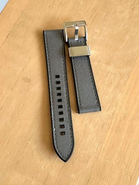 MOD SAILCLOTH グレーラバー 時計ストラップ ラグ幅20mm ベルト