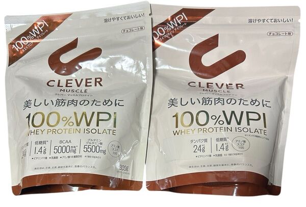 【まとめ買い】クレバー マッスルプロテイン チョコレート味300g×2個