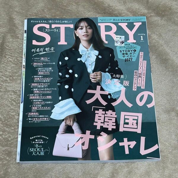◎●クーポン利用で300円★送料込★未読★STORY ストーリィ 2025年1月号 表紙:蛯原友里