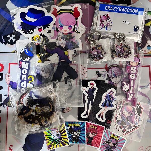 CRグッズ (Ras、Selly、Mondo、Cpt) まとめ売り 22点