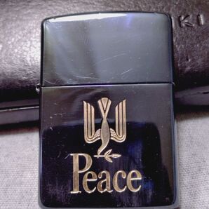 Peace ブルーチタン ZIPPO 非売品 1993