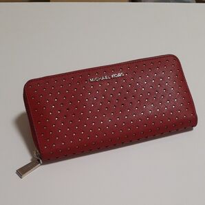 MICHAEL KORS 長財布 レッド