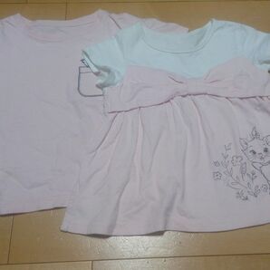 ベビー服 女の子 マリーちゃん 2枚セット ピンク