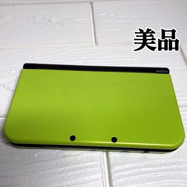 美品 newニンテンドー3DS LL ライム×ブラック 任天堂 本体 3DS New Nintendo 3DSLL