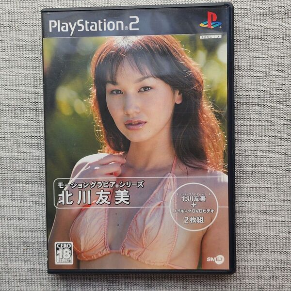 【PS2 激レア】 モーション グラビア シリーズ 北川 友美 取説 ハガキ 簡易動作確認済 プレイステーション2