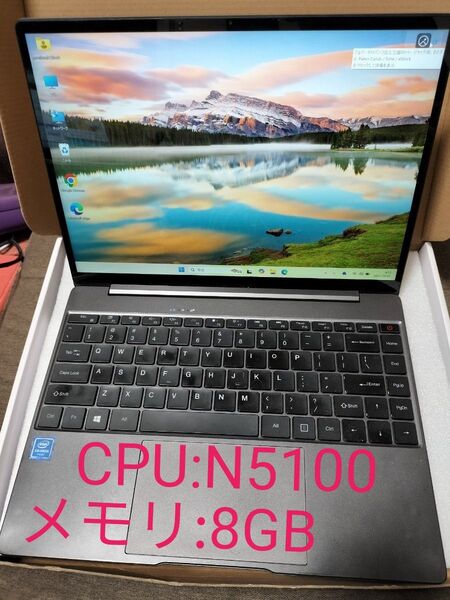 CHUWI「GemiBook Pro」 N5100 / 8GB /ノートパソコン Windows11 / 14インチ CWI529
