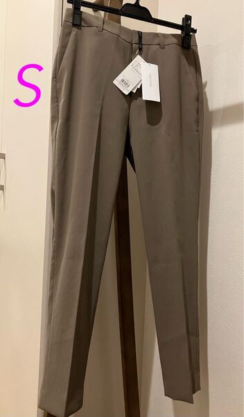 アンタイトル 【キレイ見え/後ろウエストゴム】ストレッチテーパードパンツ