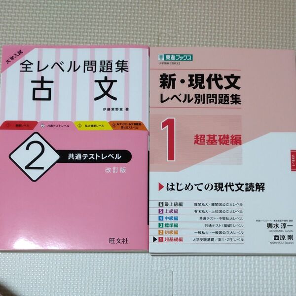 大学受験 参考書 全レベル問題集 古文 現代文 2冊セット