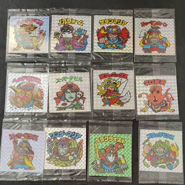 ビックリマン×バスフィズ1弾2弾ヘッドコンプ 全12種 ヘラクライスト ヘッドロココ ブラックゼウス