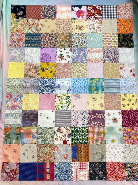 aパッチワークマルチカバー ハンドメイド