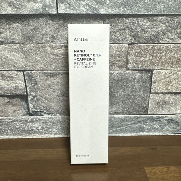 Anua アヌア ナノレチノール0.1% + カフェイン revitalizing アイクリーム