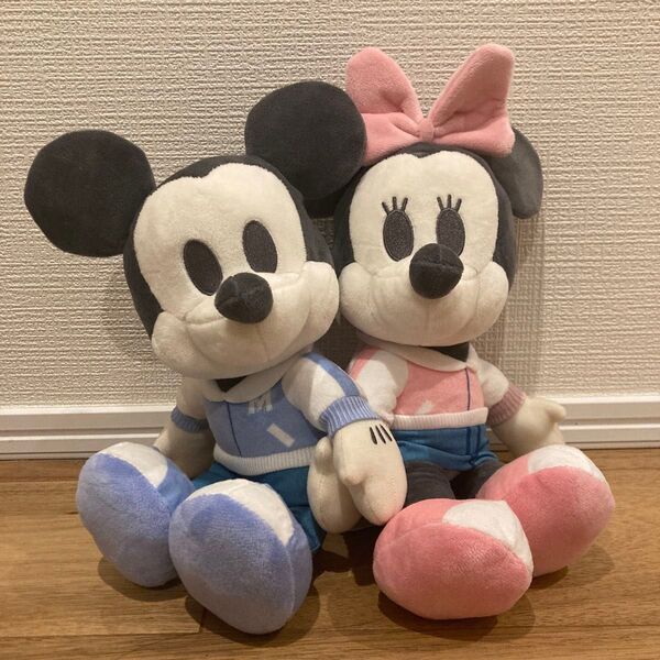 ミッキー&ミニー ちょっもっさ デココレ ペアぬいぐるみ
