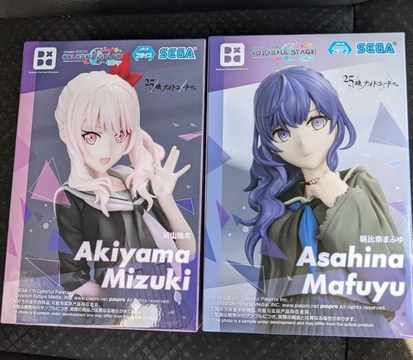 【新品・未開封】カラフルステージ feat.初音 ミクDesktop フィギュア★暁山瑞希★朝比奈まふゆ 全2種セット