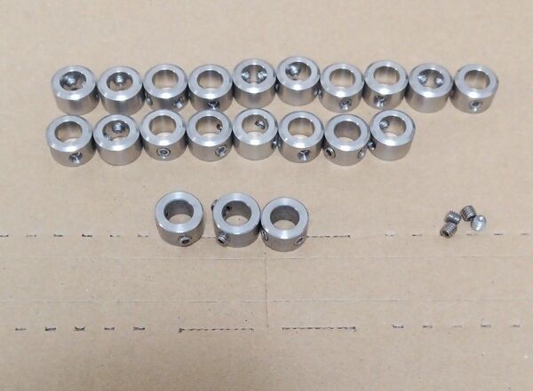カラー 内径8外径φ14厚み8mm ステンレス製 21点
