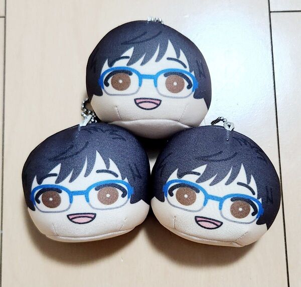 ユーリ!!! on ICE おまんじゅうにぎにぎマスコット 勝生勇利 3点セット