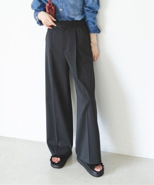 ノーブル ツイルストレッチスラックスパンツ