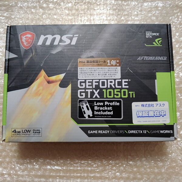 GeForce GTX 1050ti MSI