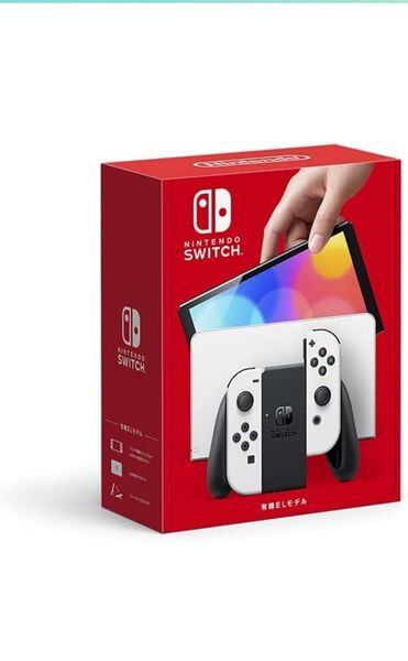 Nintendo Switch(有機ELモデル) Joy-Con(L)/(R) ホワイト 画面保護液晶ガラスフィルム付き