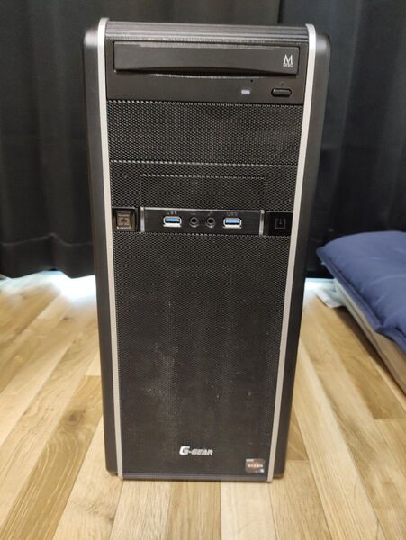 デスクトップPC ライトゲーミングパソコンRyzen 5 1600 GTX1060 メモリ16GB SSD128GB HDD2TB