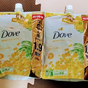 ダヴ ボディウォッシュ 数量限定ミモザの香り つめかえ用 640g×2個