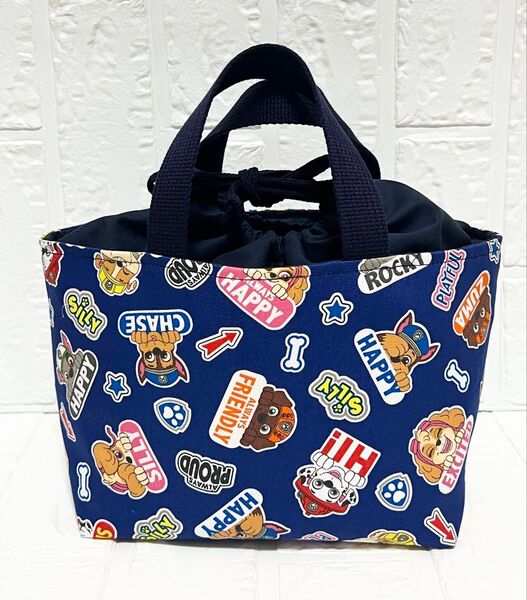 訳あり!ハンドメイド パウパトロール お弁当巾着バッグ ランチバッグ