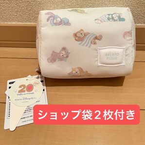 【新品未使用】東京ディズニーシー ダッフィー 総柄ポーチ gelato pique ジェラピケ ジェラートピケ ポーチ20周年