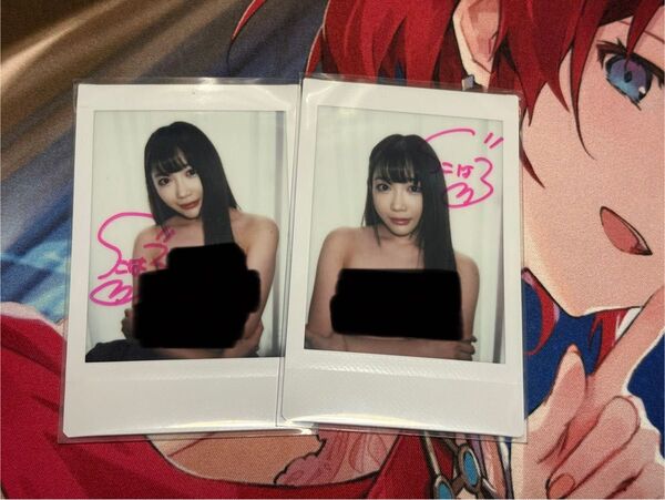 椎名こはる 直筆サイン入りチェキ 2枚