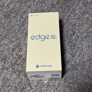 未使用 motorola edge 50s pro SIMフリー ブラックビューティー