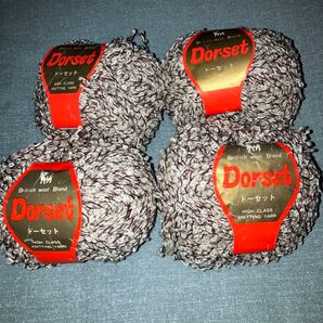 Dorset ドーセット 毛糸 4玉セット 40グラム玉巻 Britch WOOI BIEND .毛60%・合繊40g