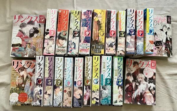 雑誌リンクス 2021年1月号〜2024年11月号(※2024年9月号欠品) 計23冊 まとめ売り